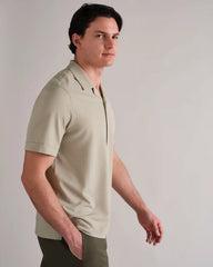 Commuter® Seersucker Camp Collar Shirt -- Stone