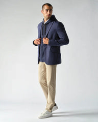 Bond Knit Hoodie -- Navy