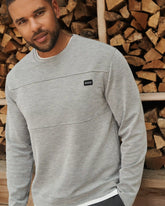 Prime Pique Pullover -- Heather Gray