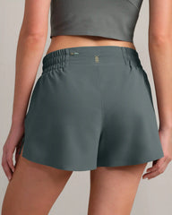 Mirage Short - Lined -- Green Smoke