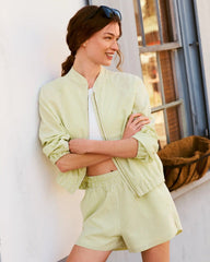 Saltair Jacket -- Citron Stripe