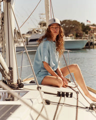 DreamGlow® Relaxed Tee -- Pool Blue