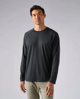 Atmosphere Long Sleeve Tee -- Black Heather