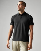 Delta Pique Polo -- Black