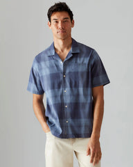 Camp Shirt -- Blue Plaid