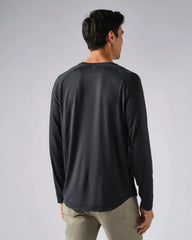 Atmosphere Long Sleeve Tee -- Black Heather
