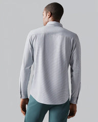 Commuter® Shirt - Slim Fit -- Pine Green Geo Dot