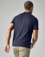 Delta Pique Polo -- Navy