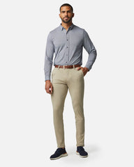 Commuter® Shirt - Slim Fit -- Medium Blue/White Stripe