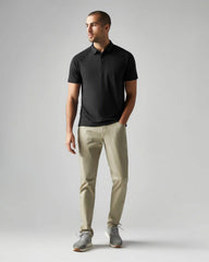 Delta Pique Polo -- Black