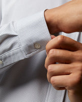 Commuter® Shirt - Slim Fit -- Navy Line Dot