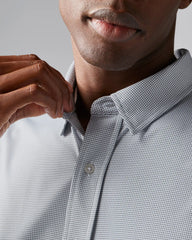 Commuter® Shirt - Slim Fit -- Pine Green Geo Dot