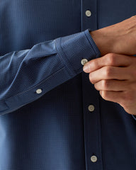 Commuter® Shirt - Slim Fit -- Blue Geo Dot