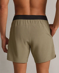 6" Base Training Short - Unlined -- Fatigue Green