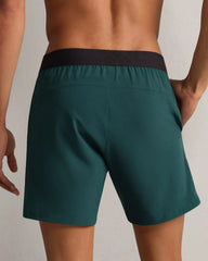 6" Base Training Short - Unlined -- Moss Green