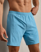 7" Backspin Short - Lined -- Azure Blue