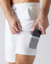 9" Pursuit Short - Lined -- Bright White