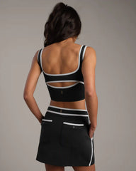 Ace Longline Bra -- Black
