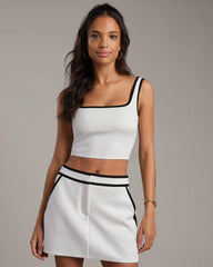 Ace Longline Bra -- Snow White
