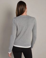 All Ready Knit Sweater -- Heather Gray