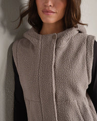 AloftFleece Vest -- Foggy Taupe
