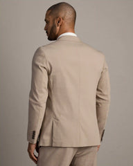 Amalfi Linen Blazer -- Teak Brown