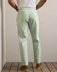 Amalfi Linen Trouser - Slim Fit -- Cool Mint