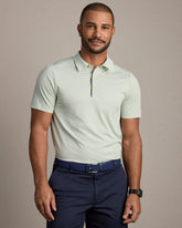 Approach Tech Polo -- Cool Mint Seersucker