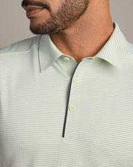 Approach Tech Polo -- Cool Mint Seersucker