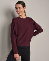 Atmosphere Pullover -- Bordeaux Red Heather