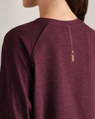 Atmosphere Pullover -- Bordeaux Red Heather