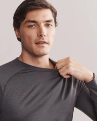 Atmosphere Long Sleeve Tee -- Asphalt Heather
