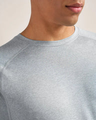 Atmosphere Long Sleeve Tee -- Steel Gray/Pearl Blue Heather