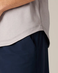 Atmosphere Tee -- Dusty Blue Heather