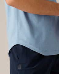 Atmosphere Tee -- Frozen Fjord Blue Heather