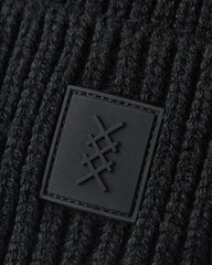 Aurora Patch Beanie -- Black