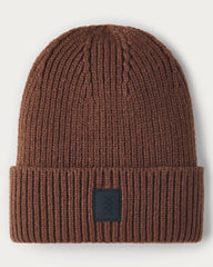 Aurora Patch Beanie -- Chestnut Brown