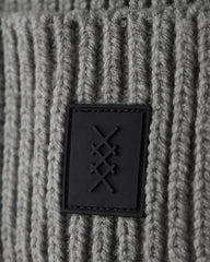 Aurora Patch Beanie -- Heather Gray