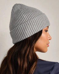 Aurora Patch Beanie -- Heather Gray
