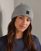 Aurora Patch Beanie -- Heather Gray
