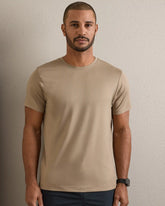 Baseline Tee -- Timberwolf Brown