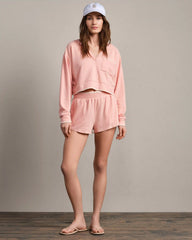 Beach Terry Short -- Coral Mist