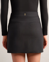 Birdie Wrap Skort -- Black
