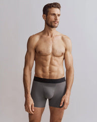 C.O.R. Active 4" Boxer Trunk -- Smoke