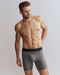C.O.R. Active 6" Boxer Brief -- Smoke