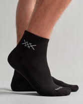 C.O.R. Half Crew Sock -- Black