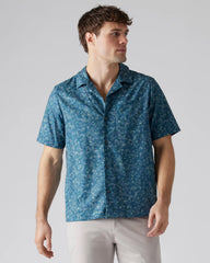 Camp Collar Shirt -- Gulf Coast Blue Floral