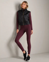 Chalet Quilted Vest -- Pure Black