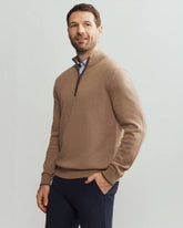 Commuter® 1/4 Zip Sweater -- Savannah Tan Heather