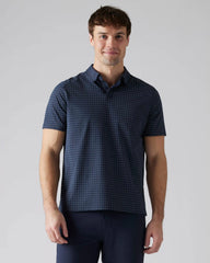 Commuter® Polo -- Navy Foulard Print